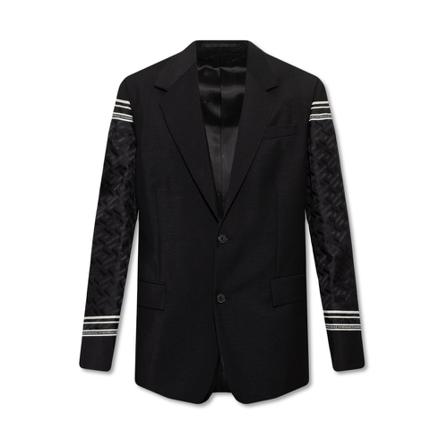 Versace Blazer with logo Sort, Herre