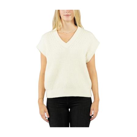 Closed, Vest Beige, Dames, Maat:L,strepen