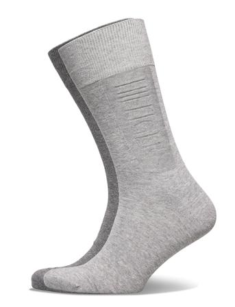 Th Men Sock 2P Logo Block Grey Tommy Hilfiger