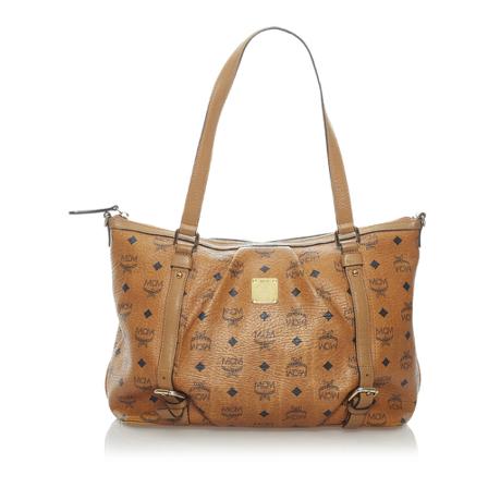 MCM Pre-owned, Pre-owned Bags Bruin, Dames, Maat:ONE Size