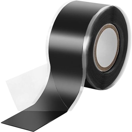 1x 3m selvklæbende (selv-sammensmeltende) silikonetape, isolerende t