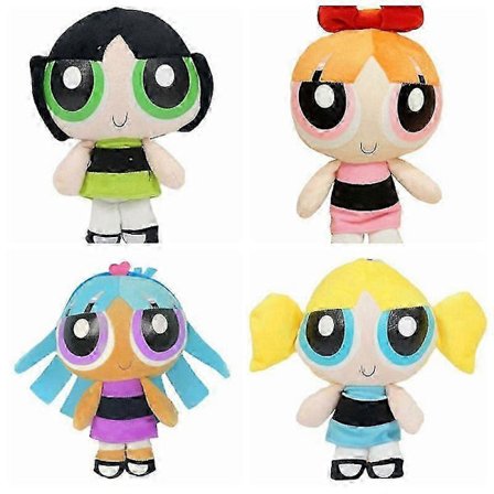 2025 The Powerpuff Girls Plysjleketøy Søt Blossom Bubbles Buttercup Myk Utstoppet Plysjdukke For Barn Jenter Tegneseriefans Gaver, 20cm