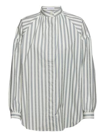 Striped Cotton Poem Shirt Patterned Cathrine Hammel
