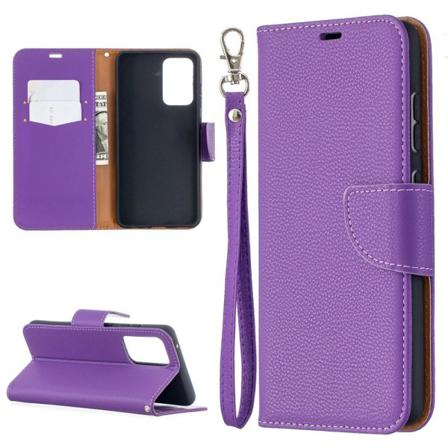 Samsung Galaxy A52 / A52s - Litchi Shark Fodral - Lila Purple Lila