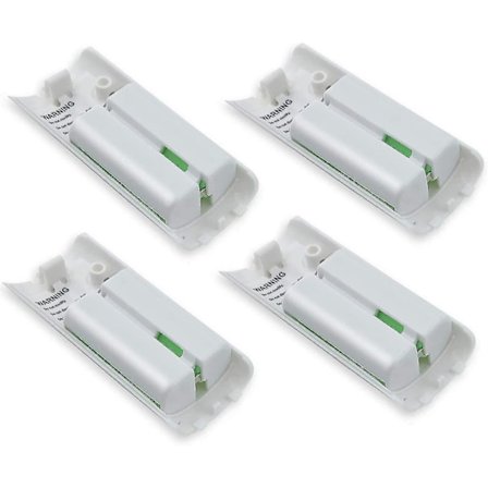 4-pakkauksen latauskelpoiset paristot Wii- ja Wii U -kaukosäätimelle 2800mAh