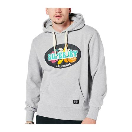 Superdry, Sudadera Vintage Ranchero Szary, Mężczyzna, Rozmiar: XL