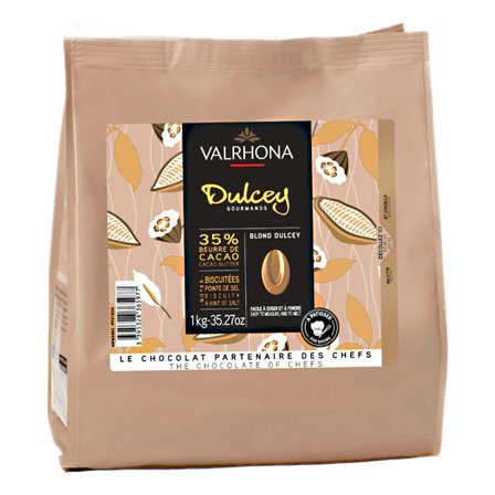 Valrhona Dulcey 35% choklade, 1 kg | KitchenOne