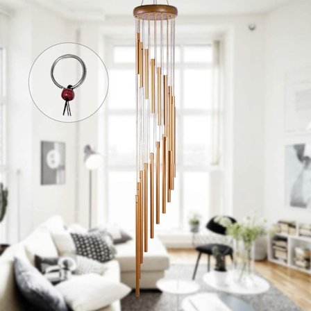 (Kultainen) Ulkoilmakellopeli 90cm Ulkotuotteinen Grand Piano