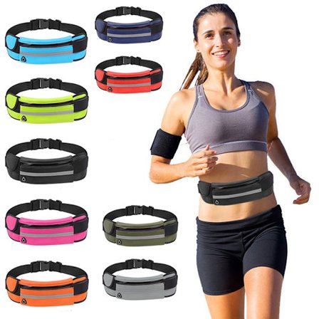 Treenilaukku / Vyölaukku / Urheiluvyö Musta - 9 Väriä keltainen