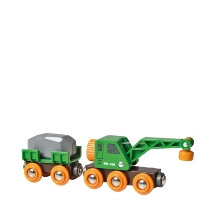 Brio Kranvagn Träleksaker ONESIZE