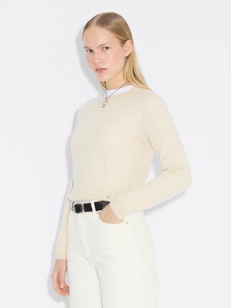 Holzweiler Cashmere Crewneck Sweater - Ecru - Women's - M