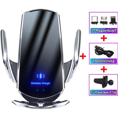 Billader Automatisk Induksjon Trådløs Lading Telefonholder