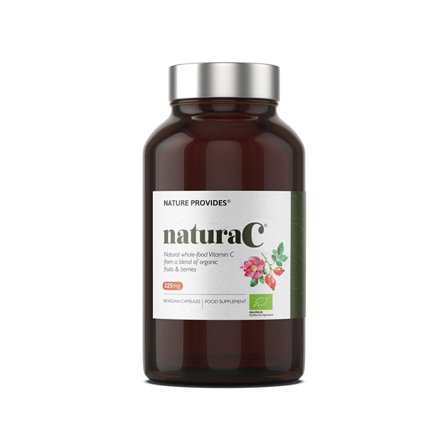 Nature Provides natura-C Ekologiskt wholefood C-vitamin 90 kapsler