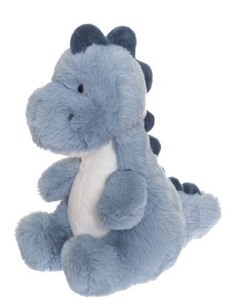 Teddykompaniet Dino, Rex, Teal - Blue - 25 cm