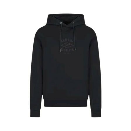 Armani Exchange, Hoodies Blauw, Heren, Maat:M