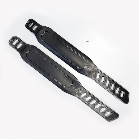 1 par justerbare pedaleremmer for treningssykler, kraftige justerbare lengde universelle pedaleremmer