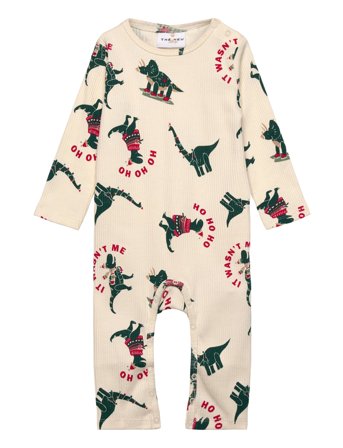 The New Tnsbholiday L_S Rib Jumpsuit - Cream - 86