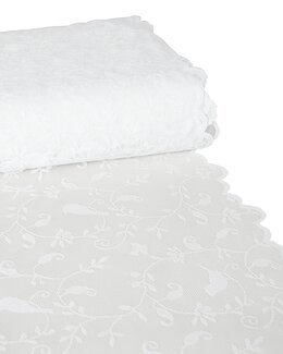 5-meter klip Bird jacquardvævet blonde