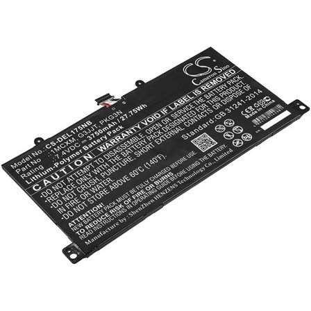 Batteri till Notebook, Bärbar dator för DELL Latitude 5175, Latitude 5179