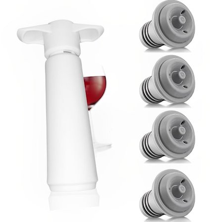 Concerto-apparat för att ta bort luft från en öppen flaska