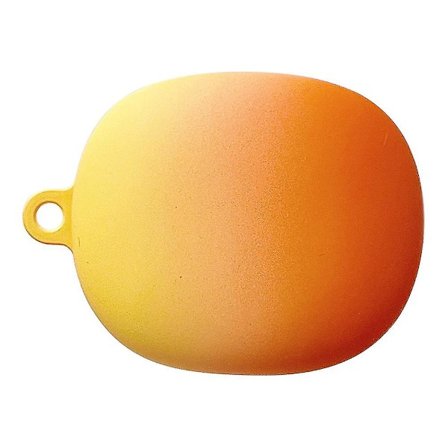 Hård skal gradient färg matt TWS hörlurar skyddande fodral för Xiaomi Redmi Buds 4 Youth Edition (gul orange)