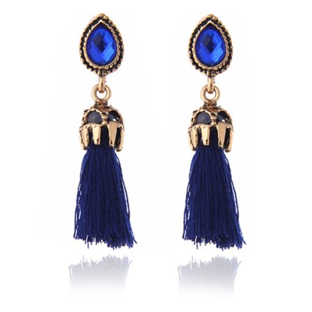 Øreringe vintage kvaster diamant