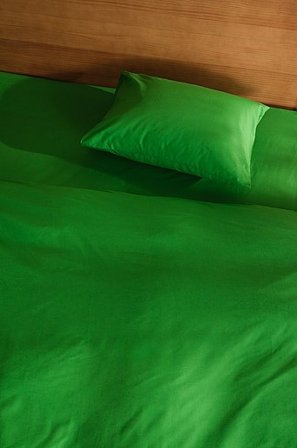 Jotex - Påslakanset Enkelsäng Ekologisk Ärtgrön ZACK - Köp Enkelsäng hos Jotex