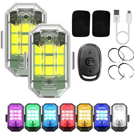 LED Lys Advarselslys 2PAK