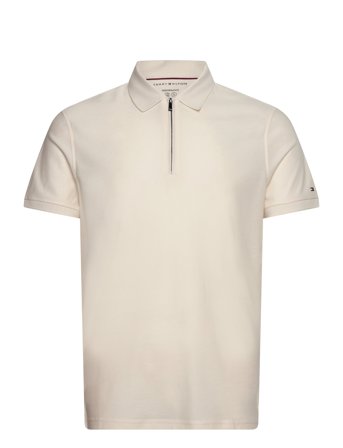 Dc Performance Zip Polo Cream Tommy Hilfiger