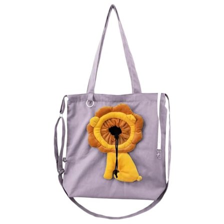 Pet Knapsäck Katt Axelväska LILA S