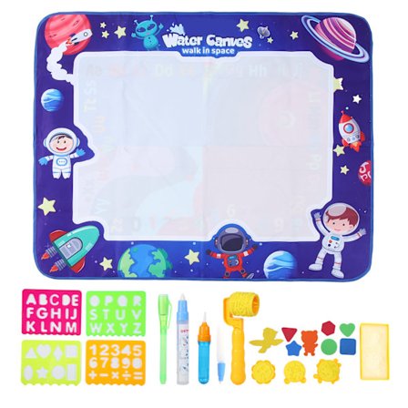 Lysende Vand Tegnemåtte Doodle Board til Børn 100cm X 80cm