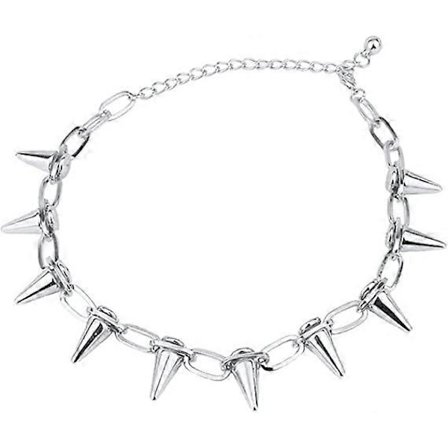 Piikkikaulapannat naisille tytöille choker gootti kaulakorut miesten ketju choker kaulus punk katumuoti käsintehty säädettävä vintage niittikorut