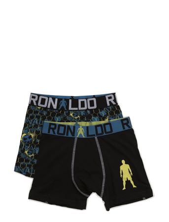Cr7 Boys Trunk 2-Pack Night & Underwear Underwear Underpants Musta CR7
