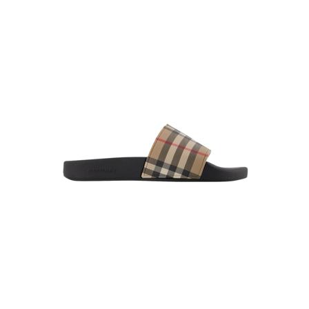Burberry Vintage Pre-owned Flats , Beige , Dames , Maat: 39 EU Vintage Schoenen