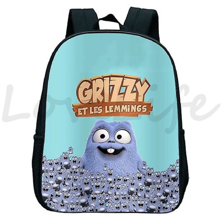 Sunlight Grizzy Bjørn Rygsæk Børn Børnehave Skoletasker Børn Tegneserie Grizzy Og Lemmingerne Rygsæk Børn Skoletasker