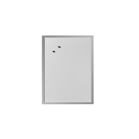 HERLITZ Magnettafel und Whiteboard 40x60 Holzr. silber