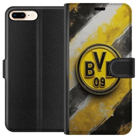 Yhteensopiva Lompakkokotelo Apple Apple iPhone 7 Plus Värikäs abstrakti palapelikuvio, joka symboloi yhteisöllisyyttä, monimuotoisuutta ja luovuut