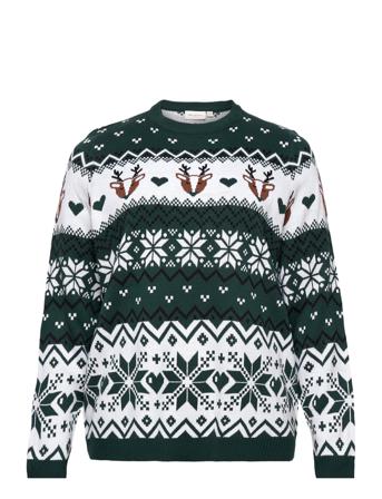 Carxmas Ls Pullover Knt Pullover Multi/mønstret ONLY Carmakoma