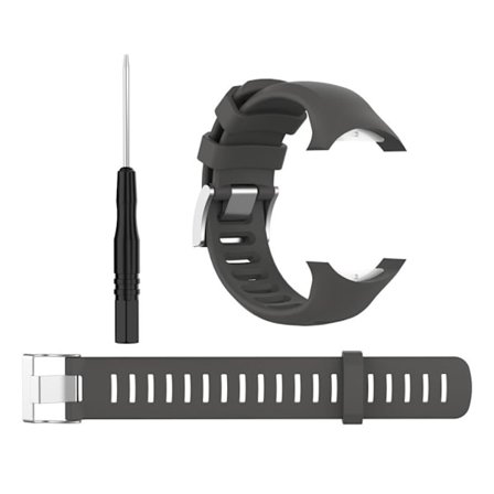 172 mm Suunto D6 Dive / D6i Novo /Zulu klockarmband i silikon - Grå