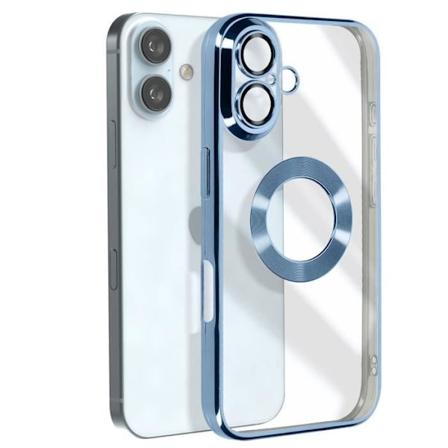 Glam Series Etui for iPhone 16 Støtsikker Blå Blue