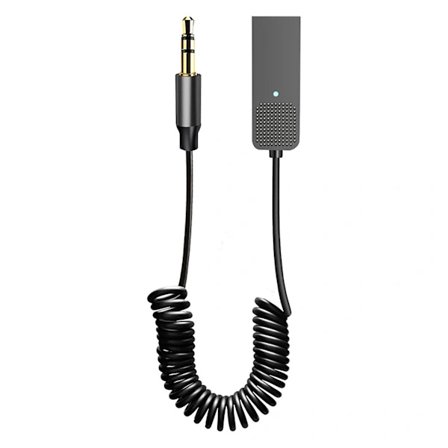 Aux til Bluetooth-kompatibel 5.2-adapter lydmottaker med innebygd mikrofon Aux-inngang for bil Sp