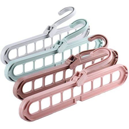 Magiske kleshengere - Plassbesparende kleshengere, sammenleggbare kleshengere, 4 pakker