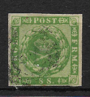 Danmark 1858 - AFA 8 - Stemplet