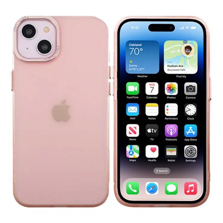 iPhone 14 Plus Mobilskal - Frostat Rosa