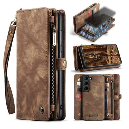 Caseme Galaxy S23 Plus Plånboksfodral Detachable - Brun