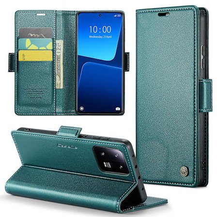 Caseme 023-serien för Xiaomi 13 Pro 5g Pu Leather Flip Cover Rfid Blocking Wallet Phone case