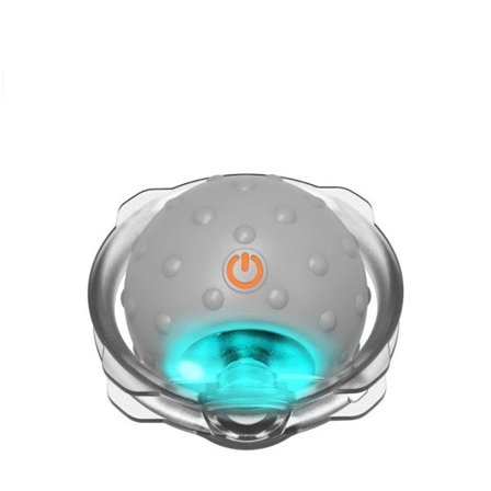 Kanin øre kat legetøj bold smart interaktivt katte legetøj med fuglelyd LED lys bevægelse aktiver rullende bold