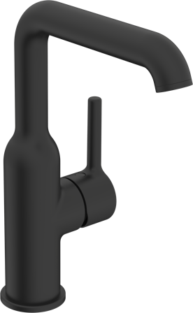 Oras Optima Style 2611FH-33 Blandebatteri Svingbar tut, matt svart, Baderom