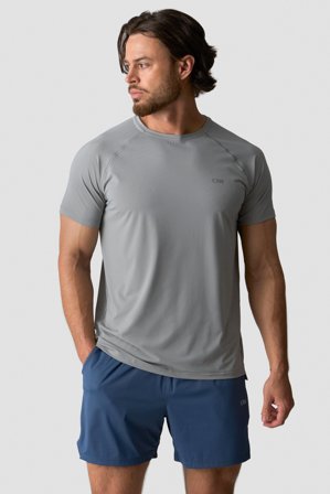 ICANIWILL - Workout Melange T-shirt Men Utlimate Grey - Herre - ICIW