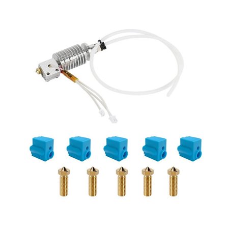 Hotend Kit til Vyper, 3D Printer Samlet Hotend Kit med 5 stk. Silikon Sokker og Dyser til Vyper